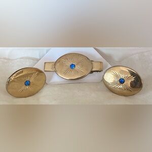 Vintage SWANK Tie Clip & Cuff Links Set